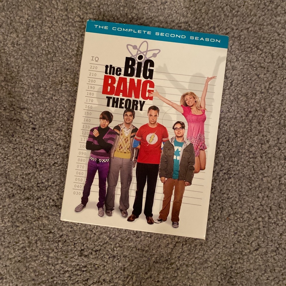 the big bang theory 2nd season dvd